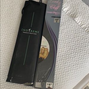 💯 Rémy human hair extension 18” seven pieces